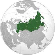 Russia (dark green)Crimea (disputed, Russian-administered) (light green)a