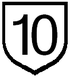 National Route 10 shield