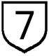 National Route 7 shield