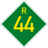 Provincial route R44 shield