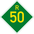 Provincial route R50 shield