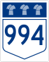 Saskatchewan Highway 994 shield