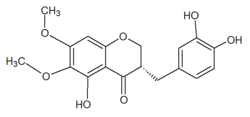 Chemical structure of scillavone B