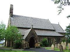 A small church with a west bellcote