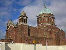 The church as seen from Atherton Street