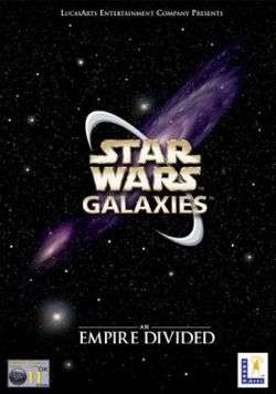 Star Wars Galaxies box art.