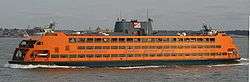 MV "Samuel I. Newhouse" crosses the Upper New York Bay