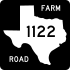 Farm to Market Road 1122 marker