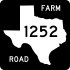 Farm to Market Road 1252 marker