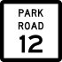 Park Road 12 marker