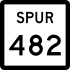 State Highway Spur 482 marker