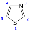 Skeletal formula with numbers