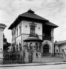 Villa of Zaharia Leon on strada Drosescu.