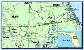 A map displaying the path of the three tornadoes.