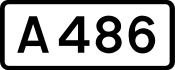 A486 road shield