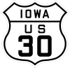 US 30 route marker