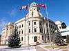 The Winnipeg Law Courts in winter